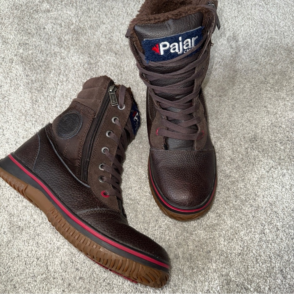 Pajar Men's Brown Leather Boots